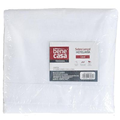 Jogo De Cama King Hotelaria 4 Pçs 193x203cm Branco