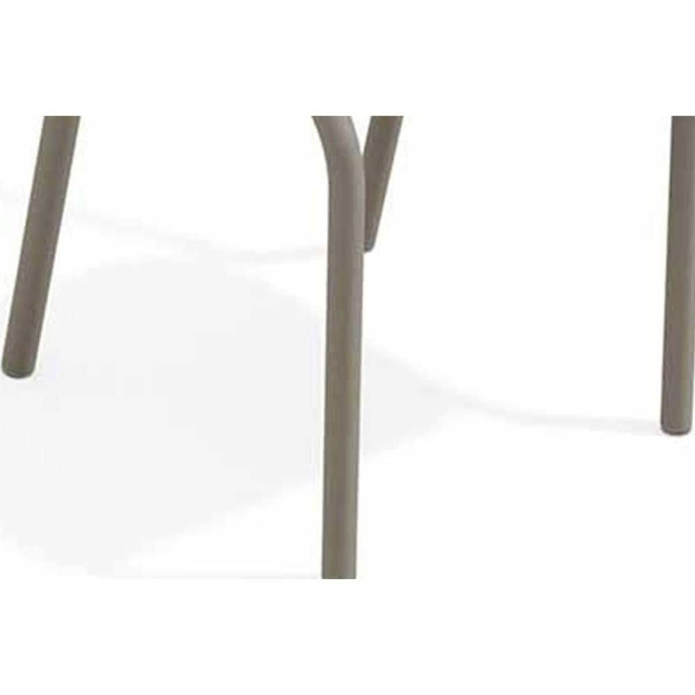 Kit 2 Cadeiras Sala Jantar Holanda 2c009nk Aço 2 Un Niquel-suede Cappuccino - Kappesberg - 6