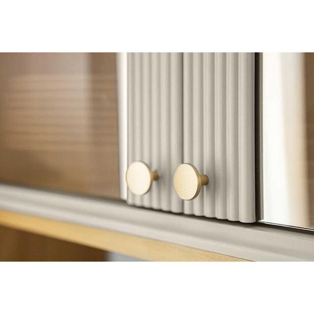 Armário De Cozinha Modulado Atena C- 3 Portas Reflecta 120cm Jequitiba-off White Fosco - Linea Brasil - 6