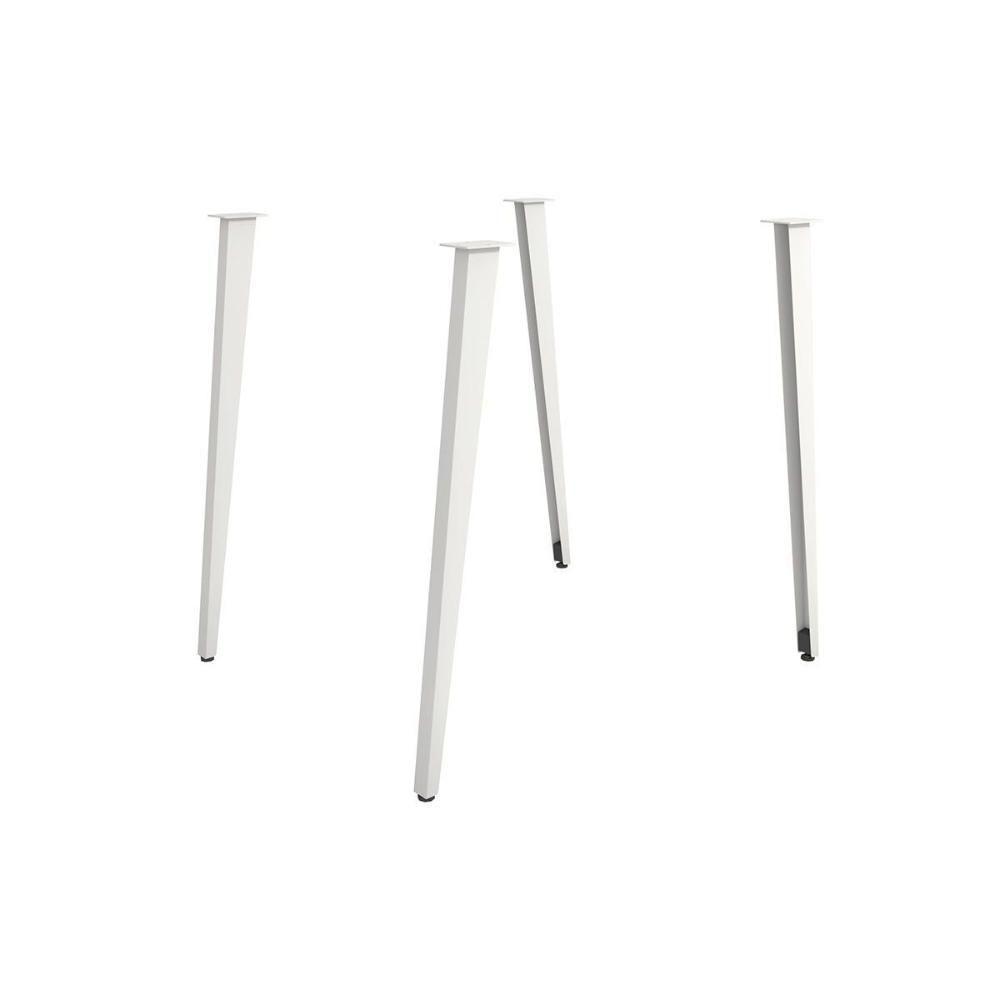 Base Mesa De Jantar Iguaçu M079 Aço S- Tampo Branco - Kappesberg - 1