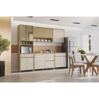 Armário De Cozinha Modulado Condessa C- 2 Portas Basculantes 120cm Carvalho-greice - Nesher - 7