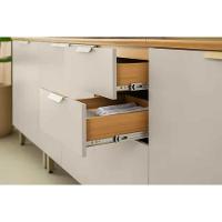 Gabinete De Cozinha Modulado Selena C- 3 Porta E 2 Gavetas S- Tampo 120cm Jequitiba-off White Fosco - Linea Brasil - 5