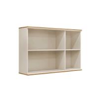 Armário Aéreo Cozinha Modulado Atena C- 3 Portas Reflecta 120cm Jequitiba-off White Fosco - Linea Brasil