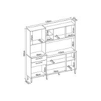 Cozinha Compacta Select C- 6 Portas E 2 Gavetas 178x194 Amendola-grafito - Demóbile - 7