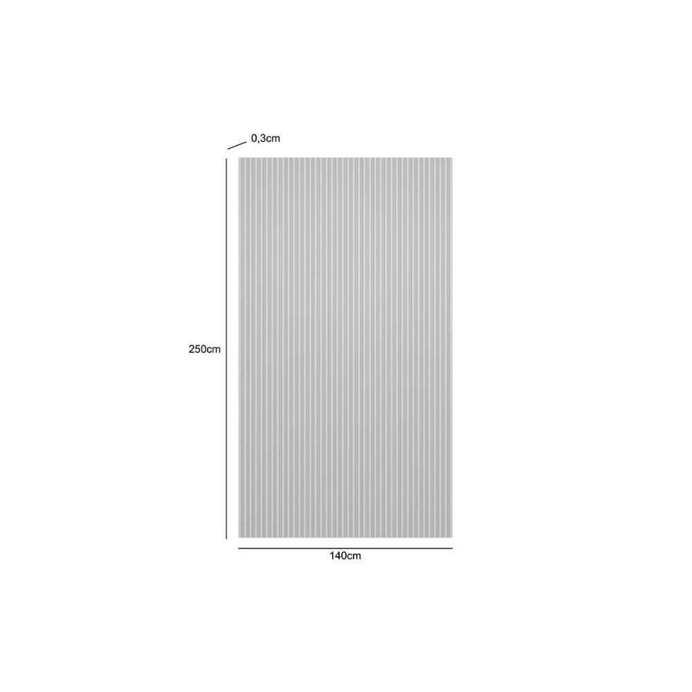 Módulo Ripado 140cm P- Painel De Sala Gris Fosco - Linea Brasil - 3