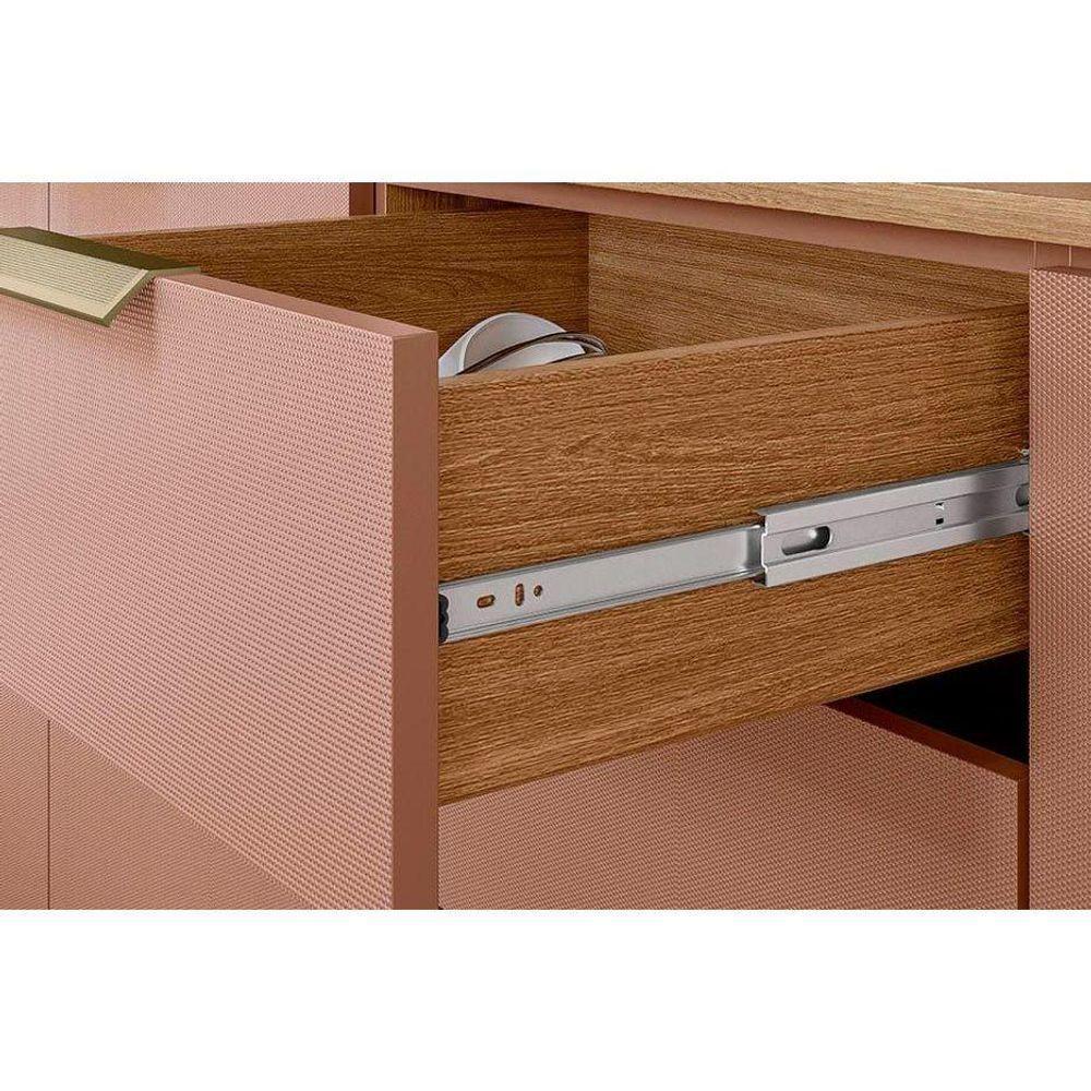 Cozinha Compacta Kit Amora C- 10 Portas E 2 Gavetas 198cm Amendola-grafito Prime Tx - Demóbile - 4