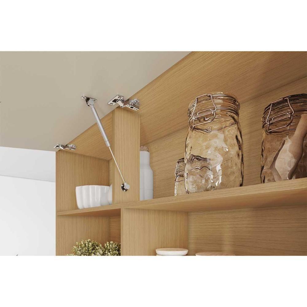 Cozinha Compacta Nobreza C- 7 Portas E 2 Gavetas 210cm Carvalho-titânio - Nesher - 10