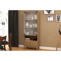 Cristaleira Sala Jantar Mb 1057 C- 2 Portas De Vidro E 1 Gaveta Mel - Movelbento - 1