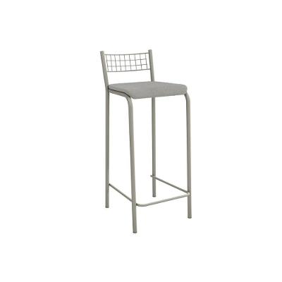 Banqueta Sala De Jantar Gênova 1b705nk Aço 1 Un Niquel-boucle Cinza - Kappesberg