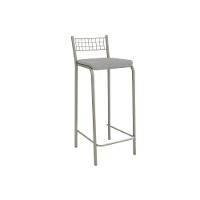 Banqueta Sala De Jantar Gênova 1b705nk Aço 1 Un Niquel-boucle Cinza - Kappesberg - 1