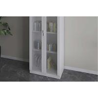 Cristaleira Sala Jantar Me-4189 C- 2 Portas De Vidro E 3 Prateleiras Preto - Tecno Mobili - 9