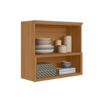 Armário De Cozinha Modulado Selene C- 2 Portas E 1 Nicho 80cm Jequitiba-off White Fosco - Linea Brasil