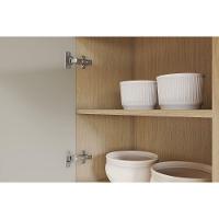 Cozinha Compacta Realeza C- 4 Portas 5 Nichos E 2 Gavetas 160cm Carvalho-titânio - Nesher - 10