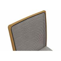 Cadeira De Cozinha Lara 2cmm009ca Premium Madeira Maciça Kit 2 Un Carvalho-boucle Grafite-tela Grafite - Kappesberg - 6