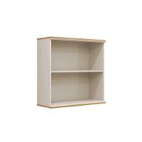 Armário De Cozinha Modulado Atena C- 2 Portas 80cm Jequitiba-off White Fosco - Linea Brasil