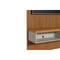 Módulo Nicho 140cm P- Painel De Sala Nature-off White - Linea Brasil