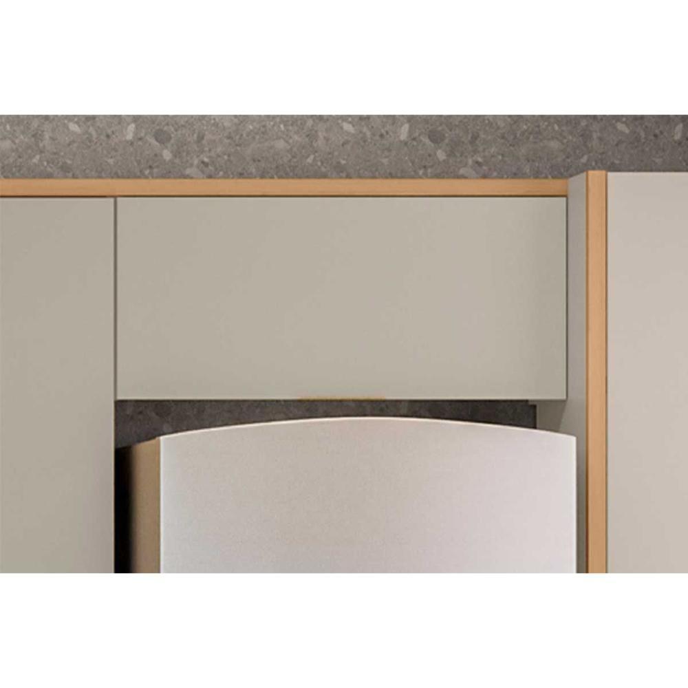 Armário De Cozinha Modulado Allure C- 1 Porta Basculante 80cm Jequitiba-gris Fosco - Linea Brasil - 7