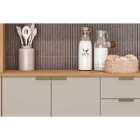 Tampo De Cozinha Modulado Selene 120cm Jequitiba-off White Fosco - Linea Brasil - 2