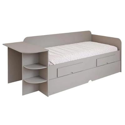 Sofá Cama Solteiro Helena C- 2 Gavetas E Auxiliar Fendi Cimol - Permóbili