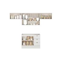 Cozinha Modulada Completa Bella 4 Peças (3aéreos+1balcão) C4p171 Branco - Carraro - 3