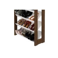 Armário Sapateira Casal Az1006 C- 8 Prateleiras Amêndoa-branco - Tecno Mobili - 6