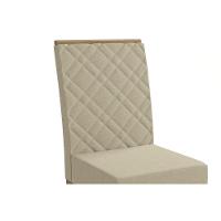 Cadeira De Cozinha Gardênia 2cad149 Madeirado Kit 2 Un Canela-suede Cinza - Kappesberg - 3