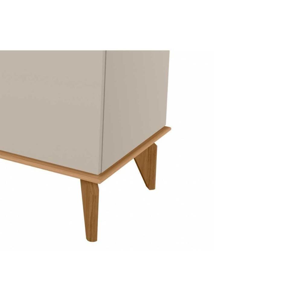 Buffet De Sala Jantar Evora C- 4 Portas Jequitiba-off White Fosco - Linea Brasil - 4