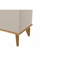 Buffet De Sala Jantar Evora C- 4 Portas Jequitiba-off White Fosco - Linea Brasil