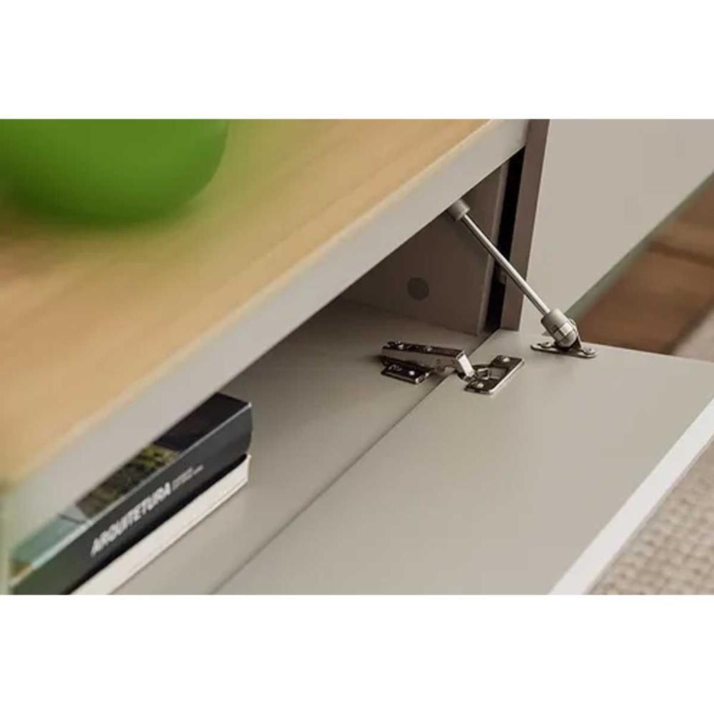 Módulo Nicho Curvo 140cm P- Painel De Sala Tauari-gris Fosco - Linea Brasil - 5