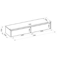 Módulo Nicho Curvo 140cm P- Painel De Sala Tauari-gris Fosco - Linea Brasil - 3