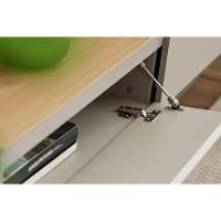 Módulo Nicho Curvo 140cm P- Painel De Sala Tauari-gris Fosco - Linea Brasil - 5