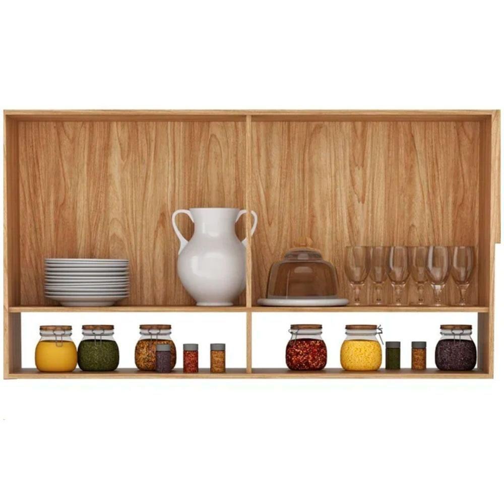 Armário De Cozinha Modulado Torino C- 2 Portas 120cm Mel - Movelbento - 3