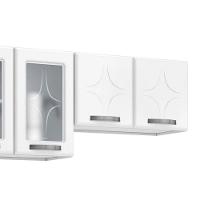 Cozinha Compacta Rubi C- 11 Portas ( 3 C- Vidro ) Branco - Telasul - 8