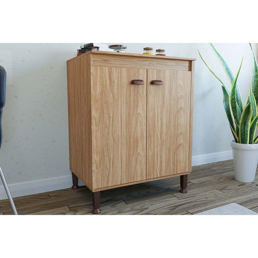 Gabinete De Cozinha Modulado C- Tampo Torino C- 2 Portas 70cm Mel - Movelbento - 1