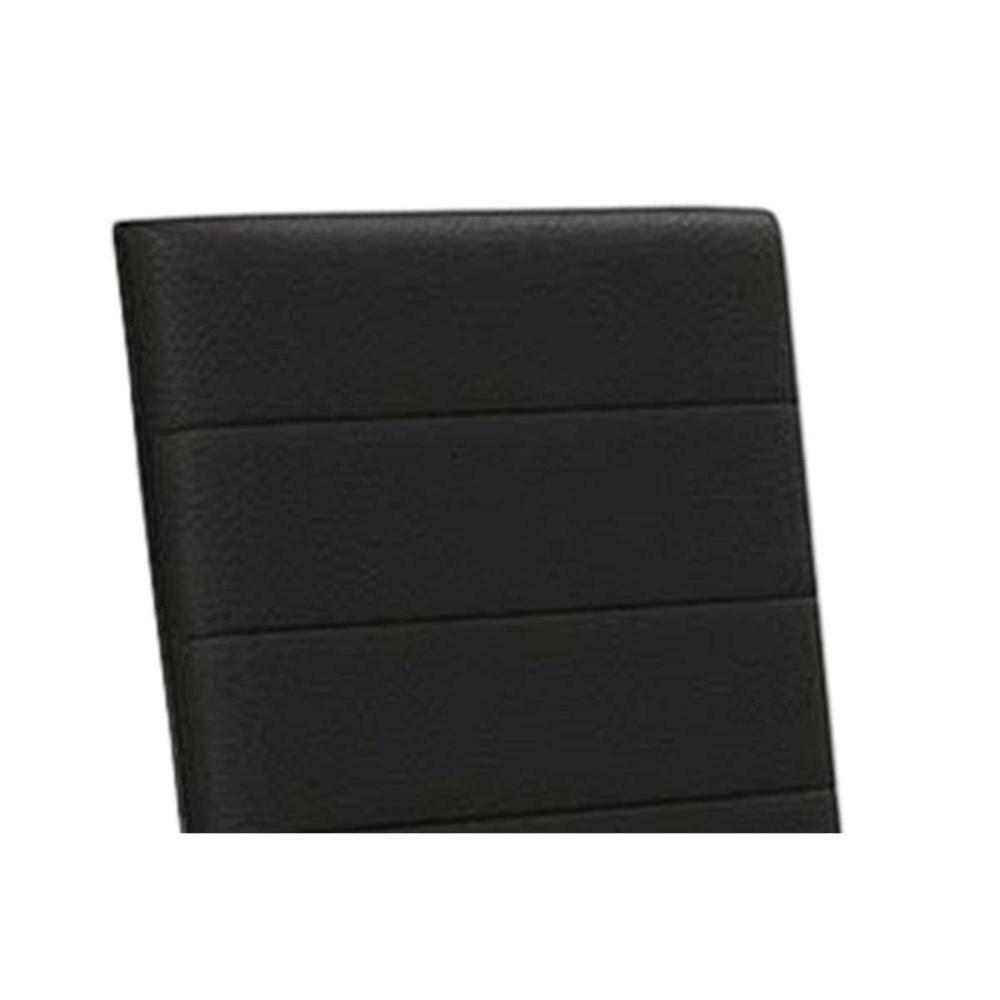 Cadeira De Cozinha Amsterdã 2c091 Aço Kit 2 Un Cromado-suede Escuro - Kappesberg - 6