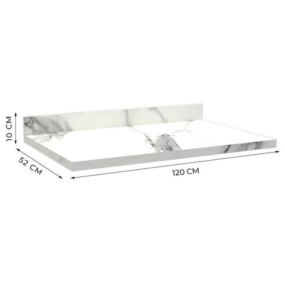 Tampo De Cozinha Modulado P- Balcão Ph 3049 120cm Avela - Herval - 2