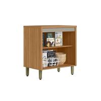 Gabinete De Cozinha Modulado C- Tampo Allure C- 2 Portas 80cm Jequitiba-gris Fosco - Linea Brasil