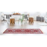 Passadeira Belga Bruxelas 1 Vermelho 0,66x2,10m - Edantex - 2