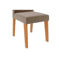 Cadeira De Cozinha Nicole Kit 2 Un Cinamomo-suede Nude Bege - Cimol - 5