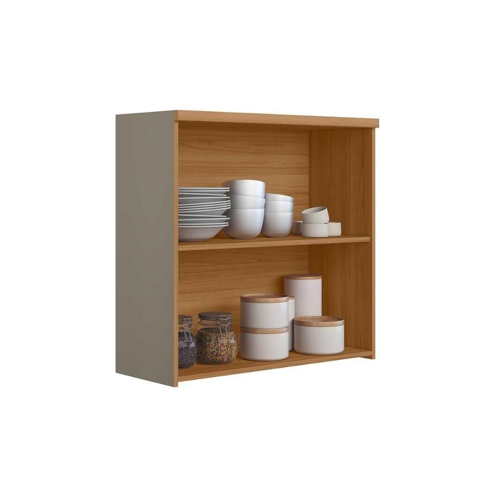 Armário De Cozinha Modulado Allure C- 2 Portas 80cm Jequitiba-gris Fosco - Linea Brasil - 7