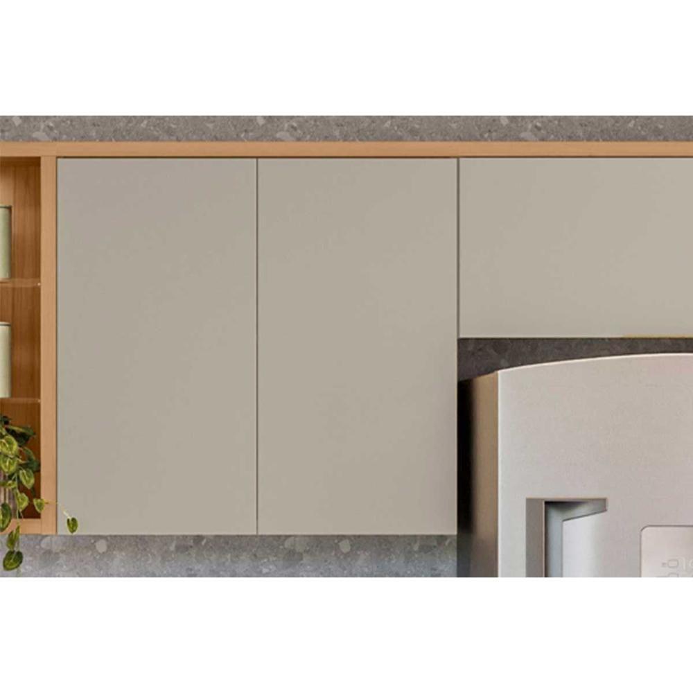 Armário De Cozinha Modulado Allure C- 2 Portas 80cm Jequitiba-gris Fosco - Linea Brasil - 8
