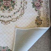 Tapete Sala Antiderrapante Floral Jasmin 01 Bege 1,00x1,50m - 3