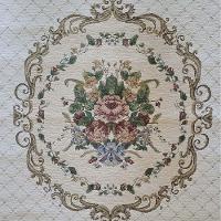 Tapete Sala Antiderrapante Floral Jasmin 01 Bege 1,00x1,50m - 5