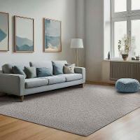 Tapete Sala Atratto Liso 51 Cinza 1,00x1,50m - 2