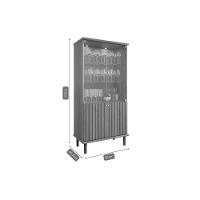 Cristaleira De Cozinha Luiza C- 4 Portas (2 De Vidro) Cinamomo - Cimol - 3