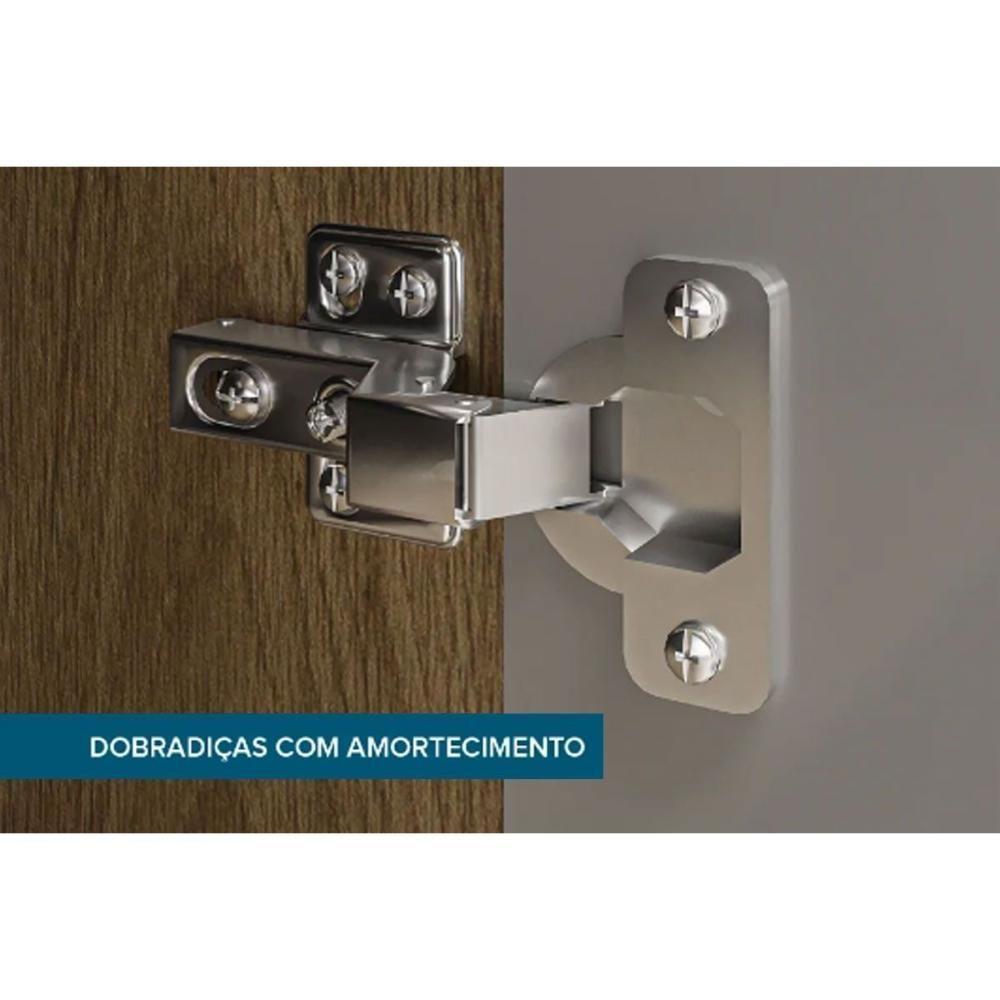 Paneleiro De Cozinha Modulado Rebeca C- 2 Portas 40cm Mel-off White - Movelbento - 2