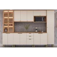 Gabinete De Cozinha Modulado C- Tampo Selene C- 2 Portas 80cm Jequitiba-off White Fosco - Linea Brasil - 5