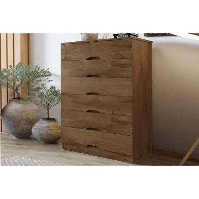 Cômoda Casal Sevilha C- 6 Gavetas Braúna - Europa