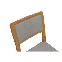 Kit 2 Cadeiras De Cozinha Alice 2cmm003ca Premium Madeira Maciça 2 Un Carvalho-linho Bege Caqui - Kappesberg - 3