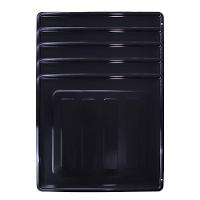 Kit Bandeja Esmaltada Para Fornos Embutir 45l - 5 Peças Preto - 1